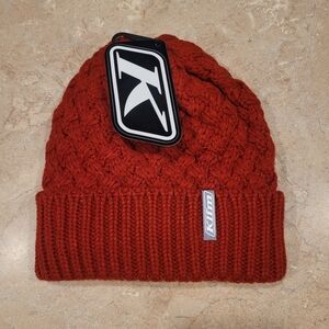 Klim Women's Red Knit Beanie